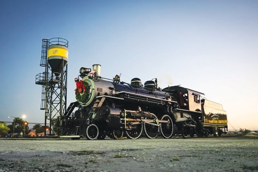 The Sugar Express locomotive.